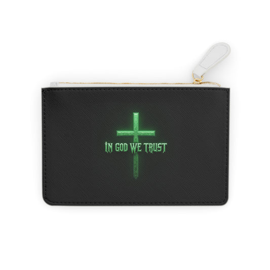 “Fortified Faith” | Women’s Mini Clutch – In God We Trust