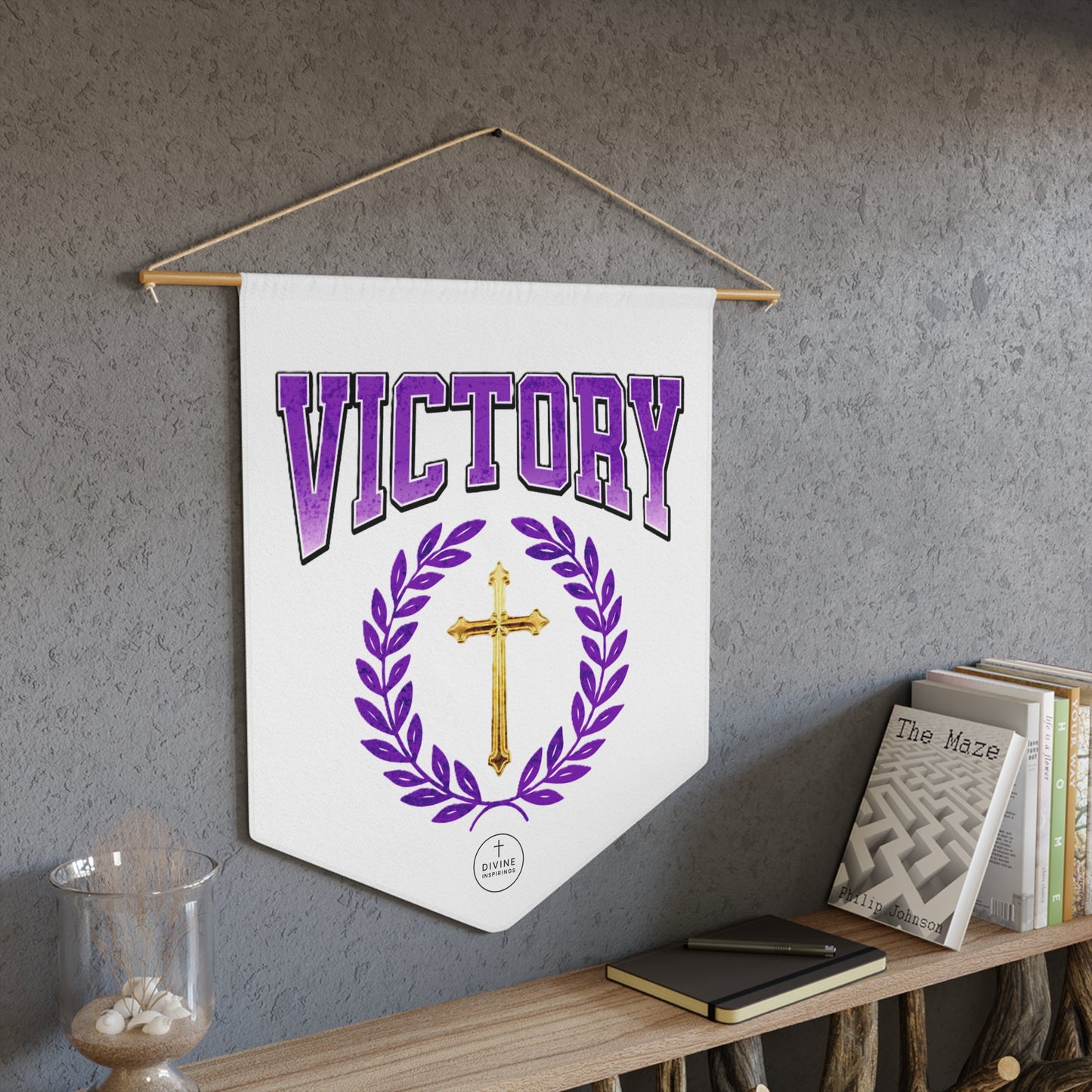 Victory Pennant Banner – Christian Varsity Wall Décor