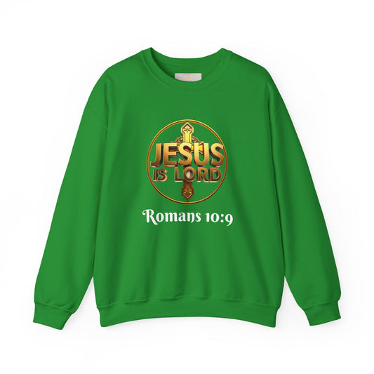 Bold Faith Women’s Sweatshirt – Proclaim Jesus Is Lord & He Is Risen (White Lettering)