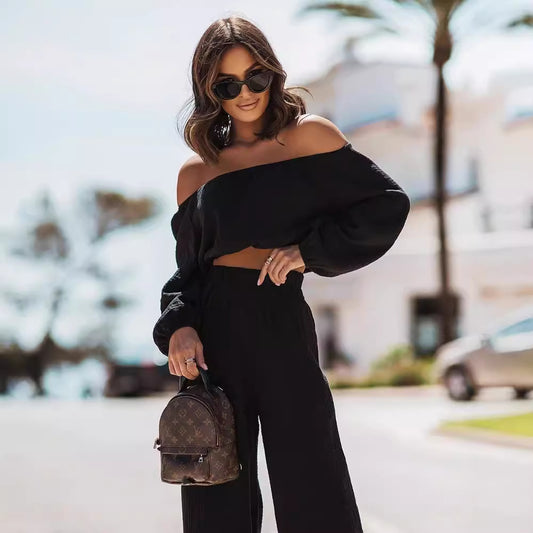 Elevated Composure Top and Pants Set