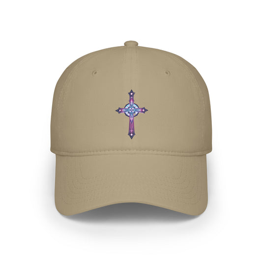 Elegant Gold Cross Hat – Faith-Inspired Christian Headwear