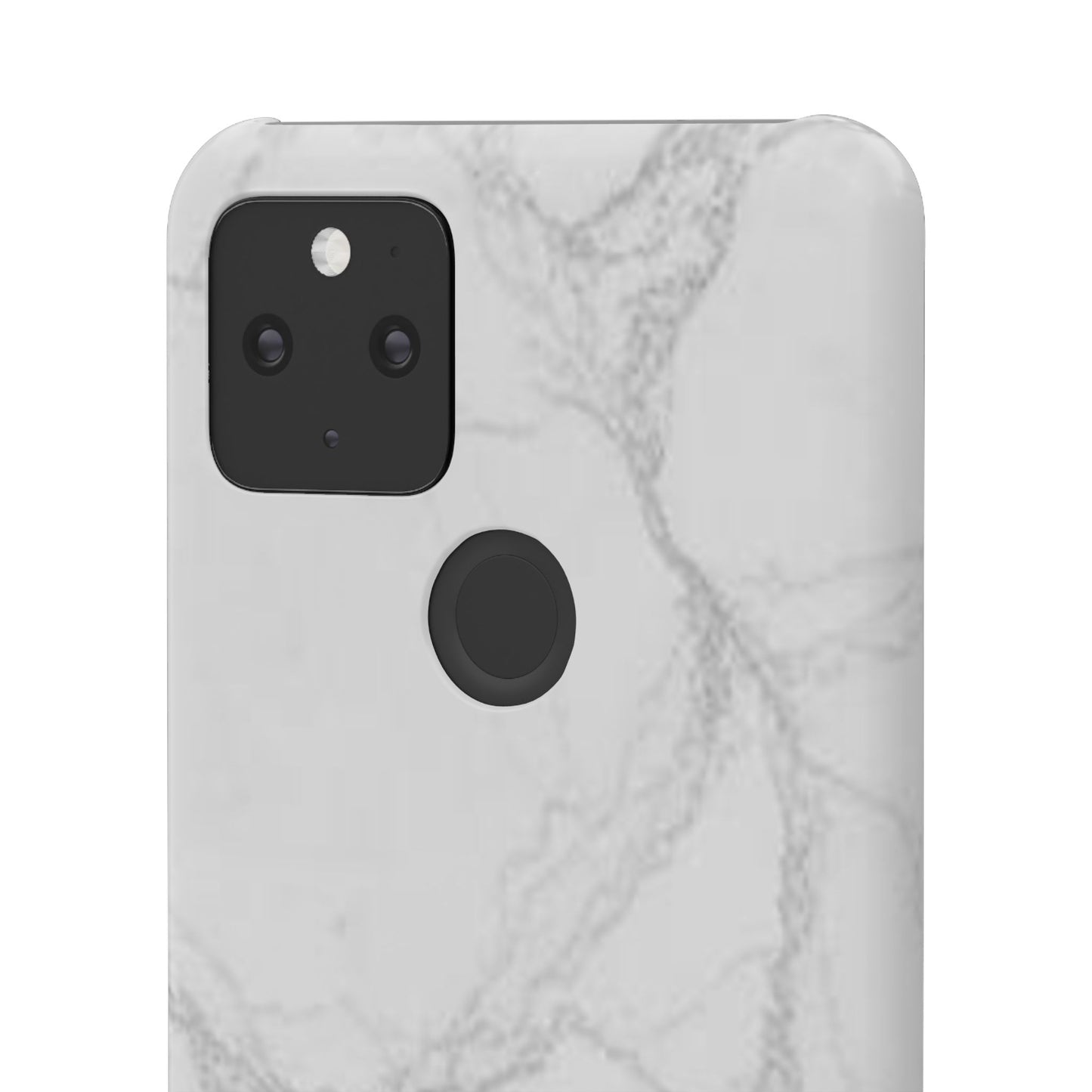 Marble Finish Design Google Pixel 5 Snap Case