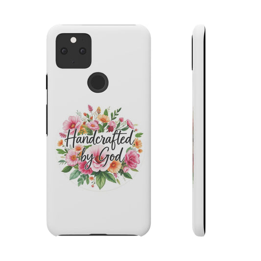 Handcrafted by God Snap Case for Google Pixel 5 – Fearfully & Wonderfully Made