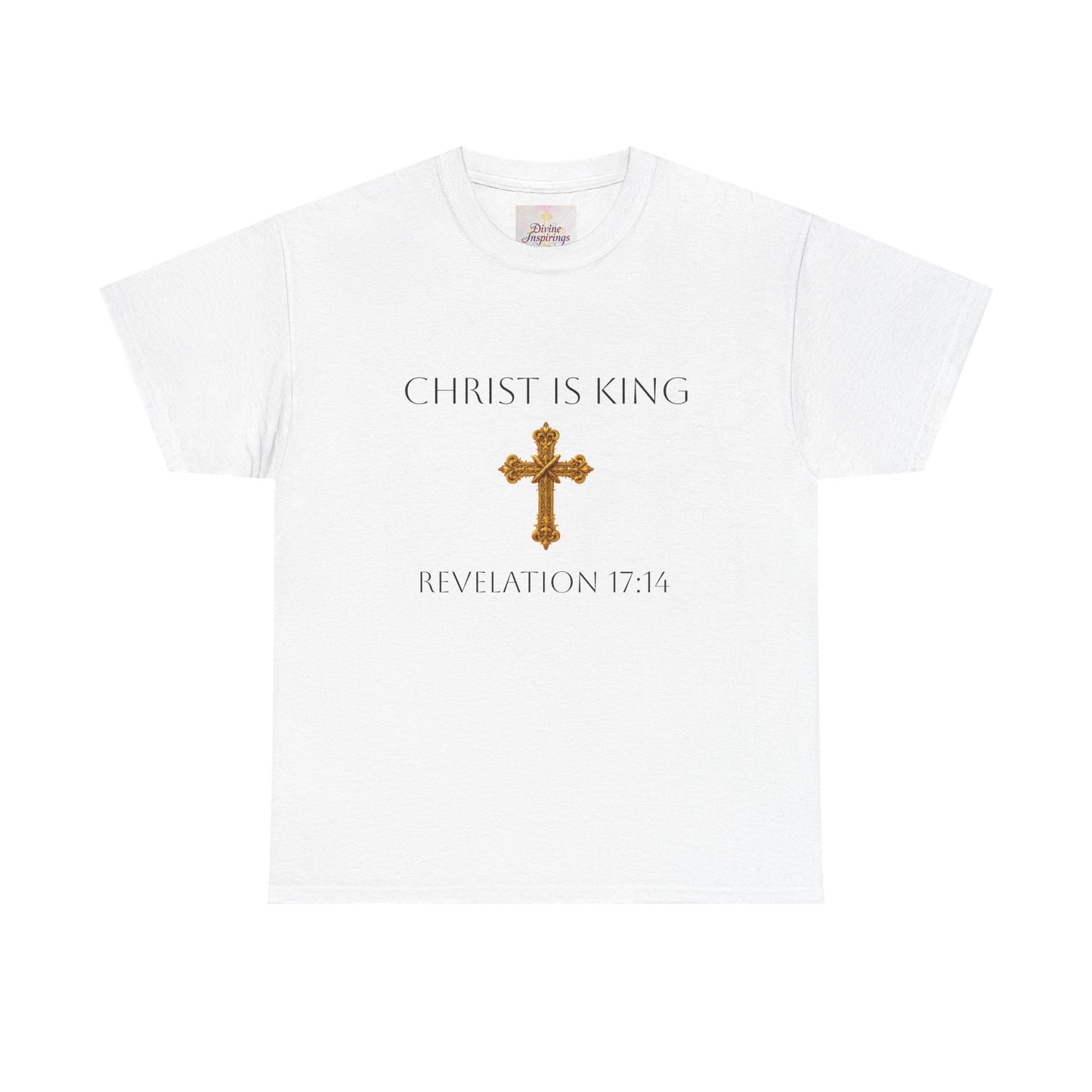 Christ is King - Women’s Christian Tee (Dark Lettering)