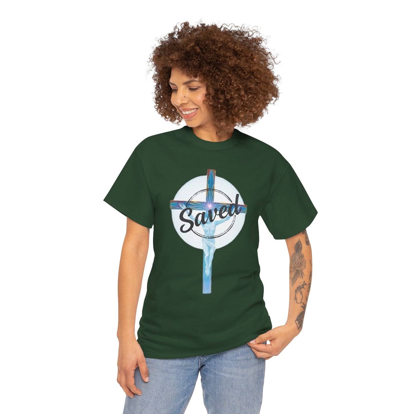 Saved by Grace – Women’s Christian T-Shirt