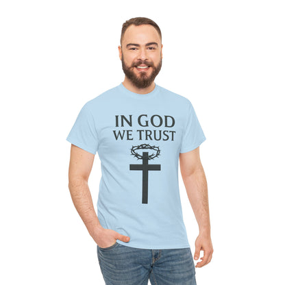 In God We Trust (Crown of Thorns) – Men’s Christian Tee