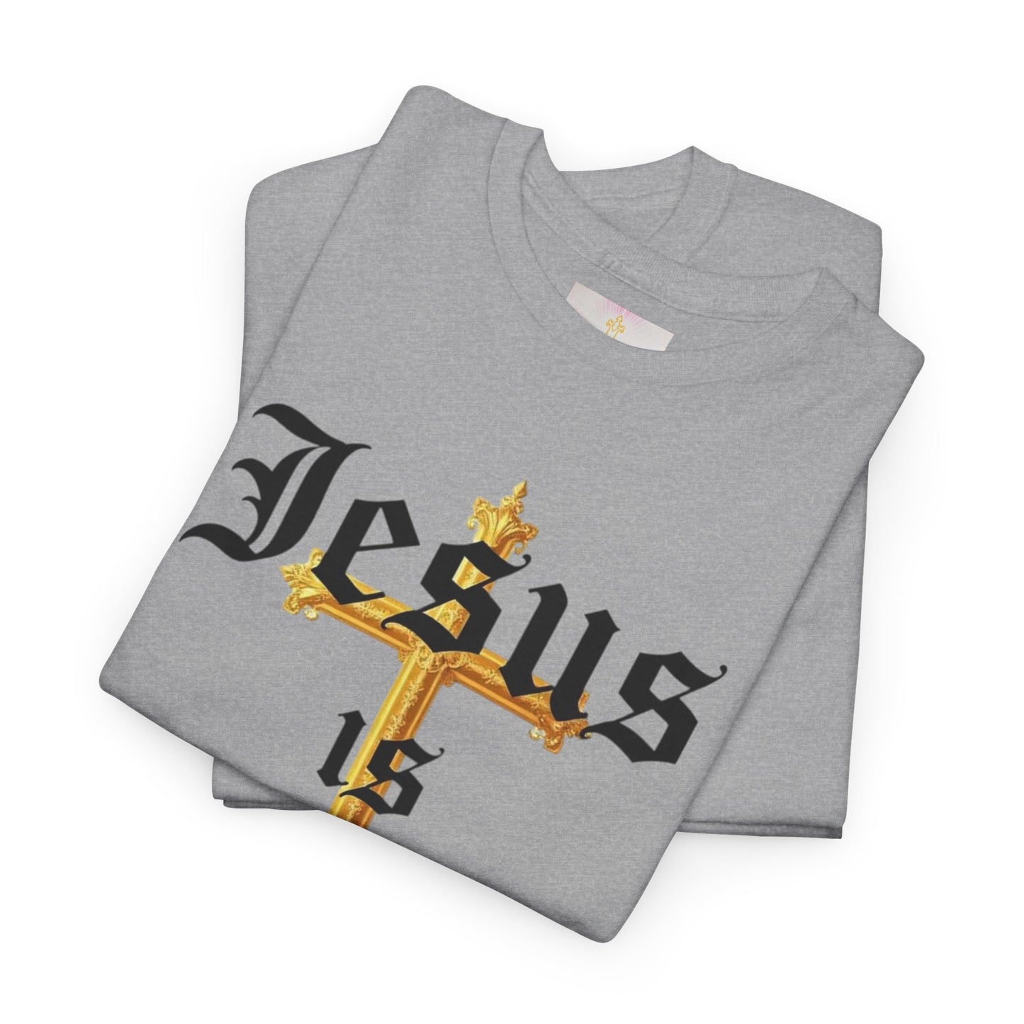 Jesus is Lord with Cross - Women's Christian T-Shirt