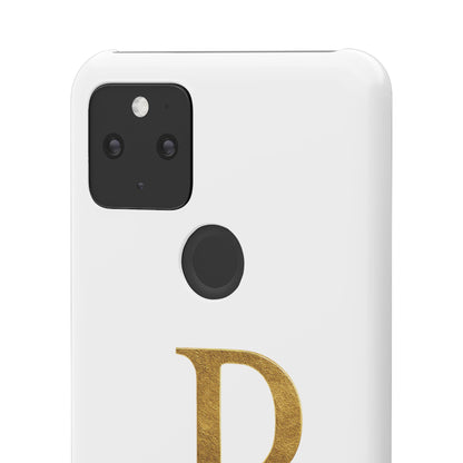 White Chi Rho Snap Case for Google Pixel 5 – The Way, Truth & Life