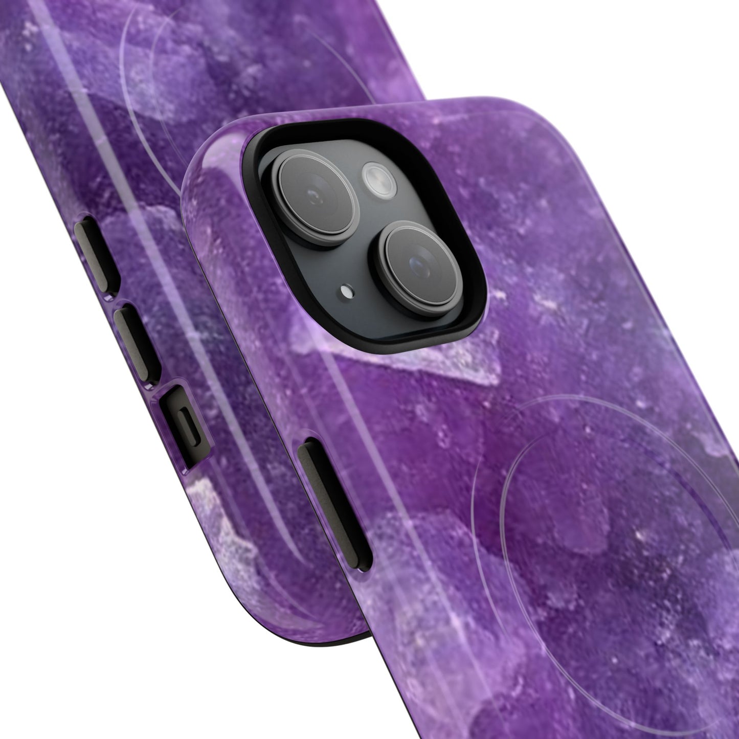 Spiritually Refined – Amethyst Crystal iPhone Magnetic Tough Case