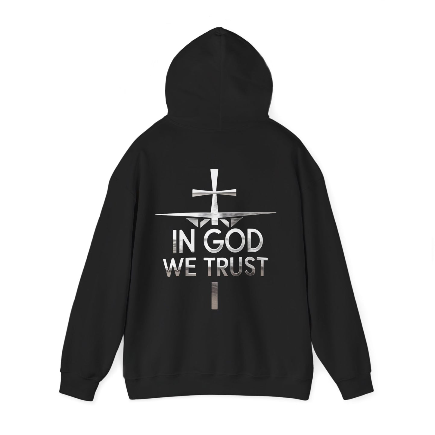 In God We Trust | Women’s Christian Hoodie with Back Design Print