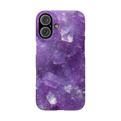 Amethyst Crystal Finish iPhone Snap Case