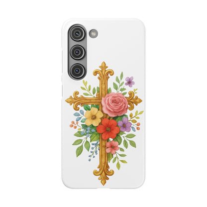 Floral Cross Snap Case for Samsung – Faith in Bloom