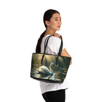Divine Grace - White Swan Shoulder Bag