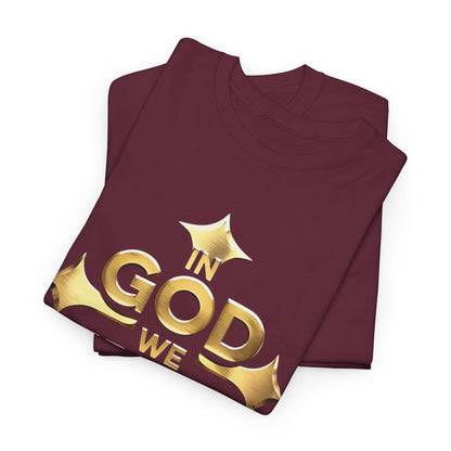 In God We Trust (Gold)- Men's Christian T-Shirt
