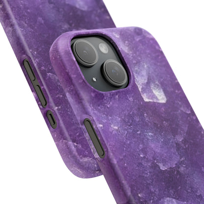 Amethyst Crystal Finish iPhone Snap Case