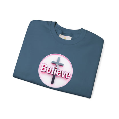 Believe | Women’s Christian Sweatshirt with John 11:40