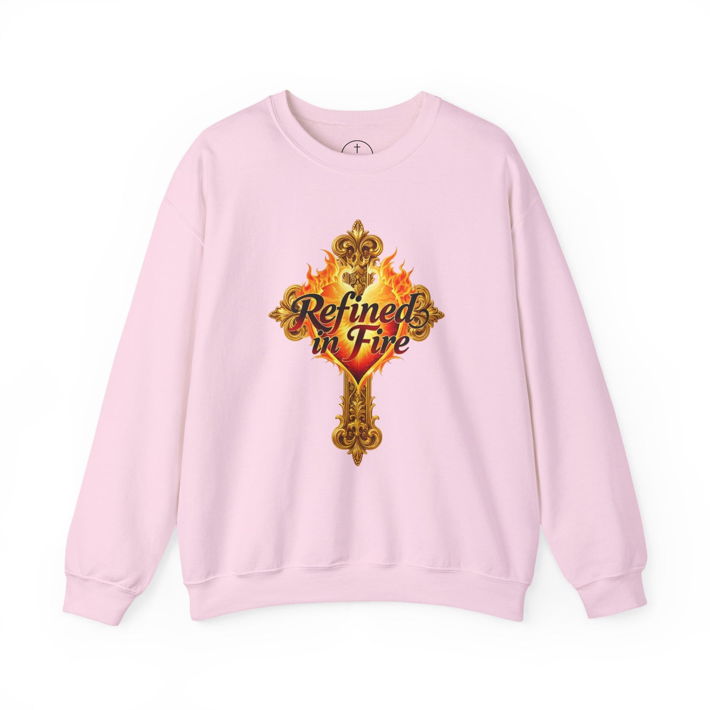 Refined in Fire - Men's Ornate Christian Sweatshirt