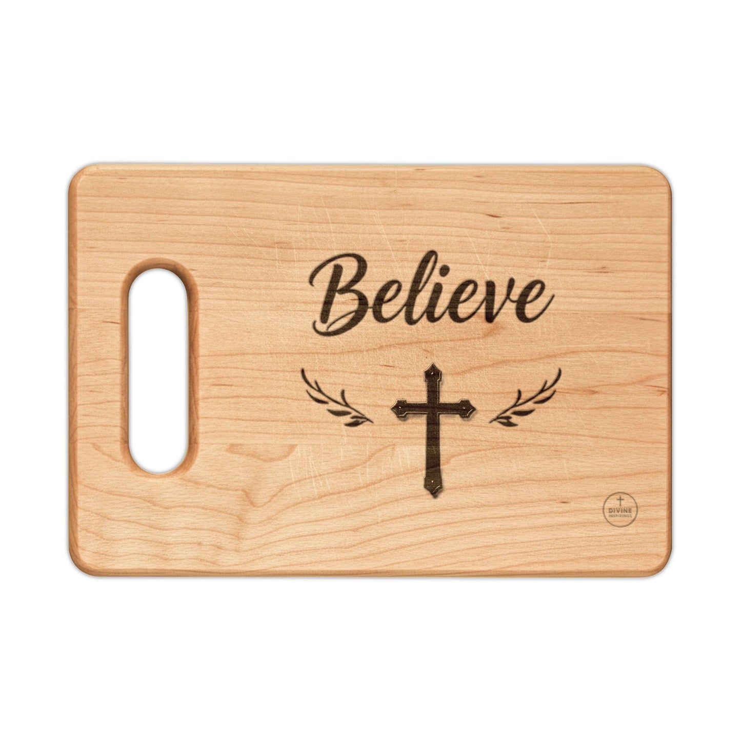 Copy of Copy of Copy of Victory in Christ — Collegiate Laurel Cross Cutting Board