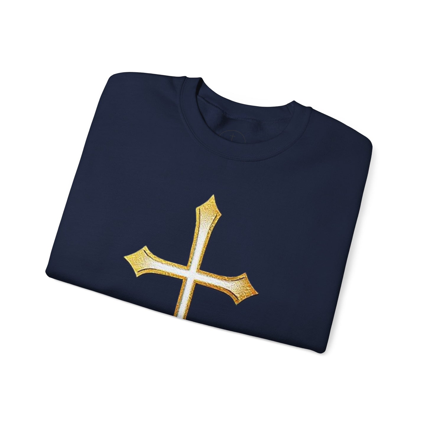 Gold Cross Men's Christian Sweatshirt