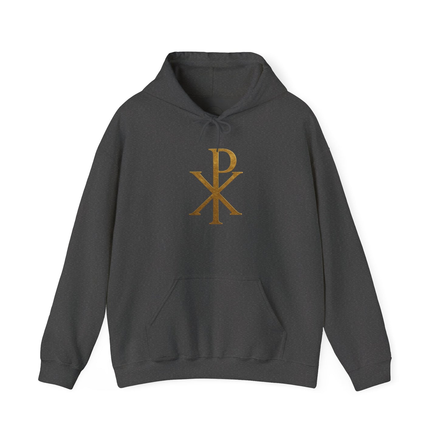 Chi Rho in Gold - Men’s Christian Hoodie