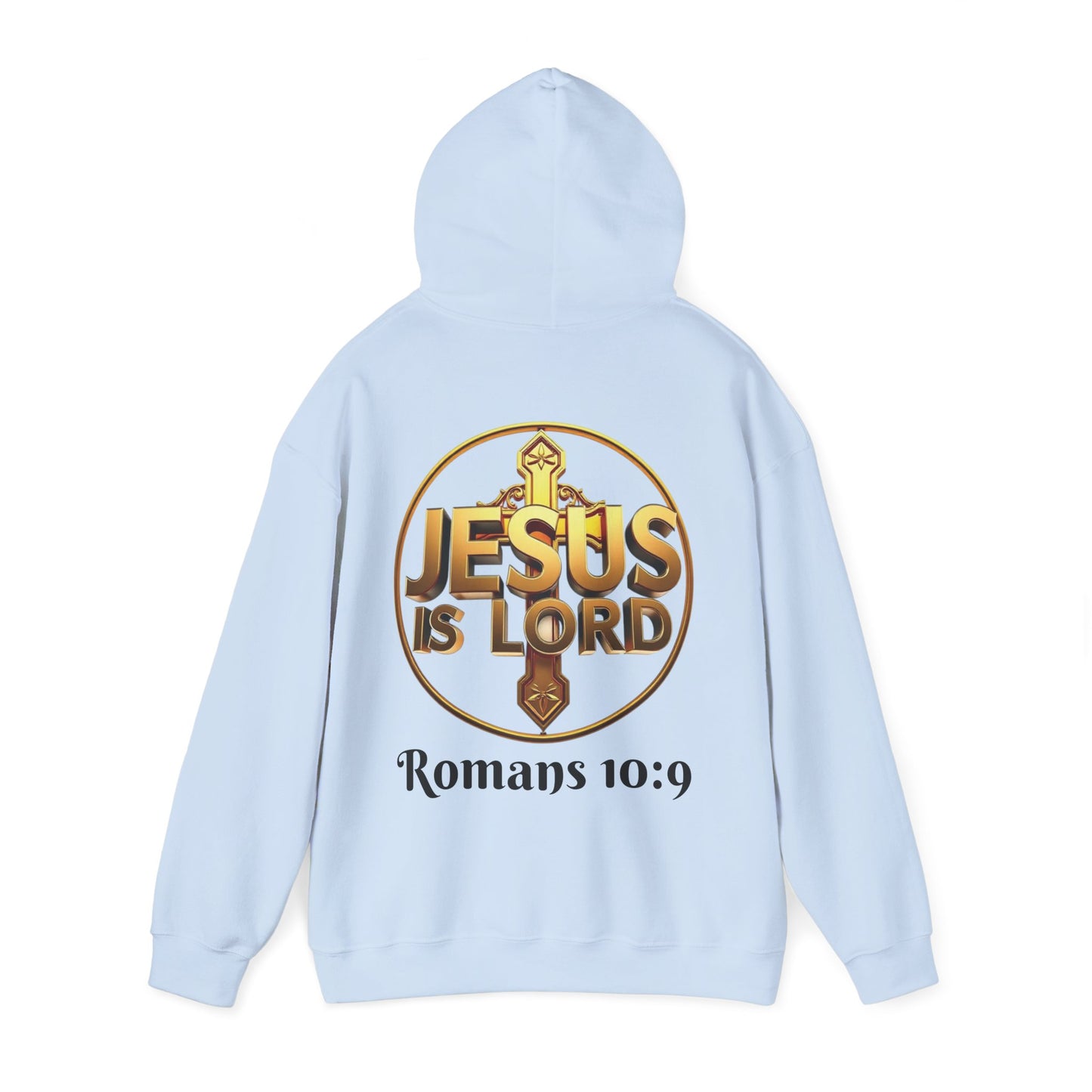 Jesus Is Lord Christian Hoodie – Men’s Bold Faith Streetwear (Dark Lettering)
