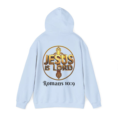 Jesus Is Lord Christian Hoodie – Men’s Bold Faith Streetwear (Dark Lettering)