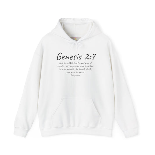 Formed from the Dust | Men’s Christian Hoodie with Genesis 2:7