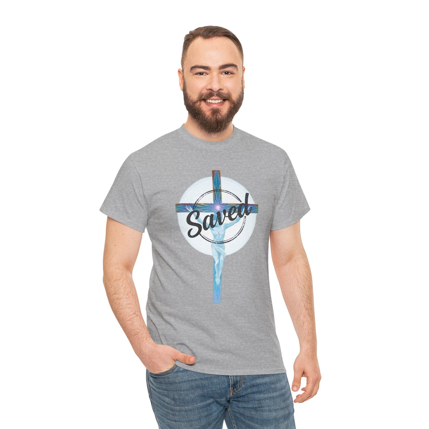 Saved by Grace – Men’s Christian T-Shirt