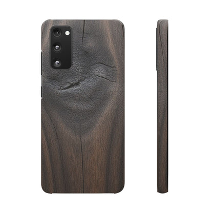 Dark Wood Grain Samsung Snap Case