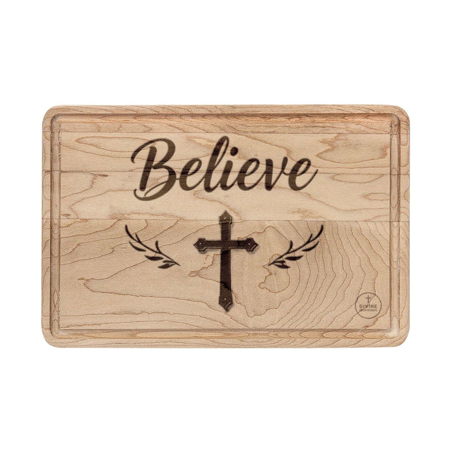 Copy of Copy of Copy of Victory in Christ — Collegiate Laurel Cross Cutting Board