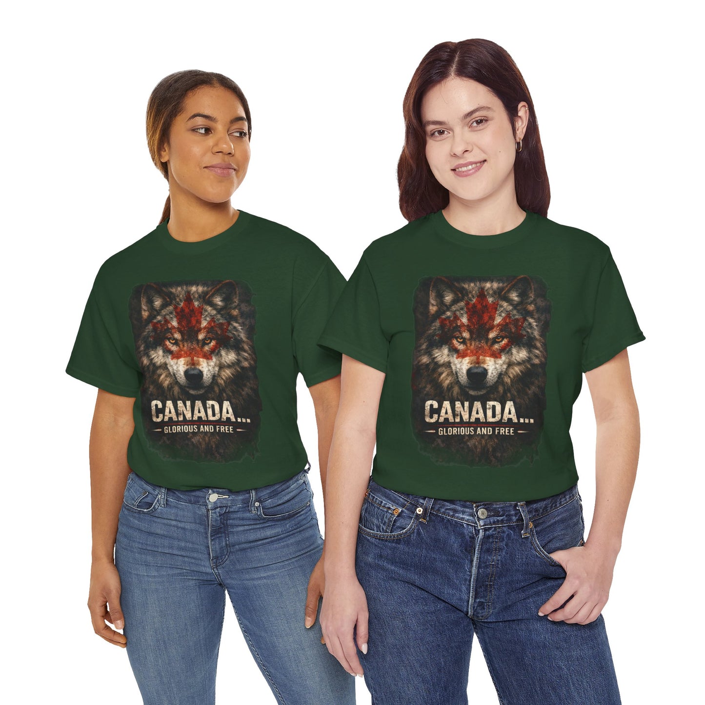 War Paint – Canada: Glorious and Free Women's T-Shirt