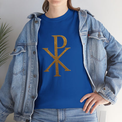 Chi Rho (Gold) - Women's Christian T-Shirt