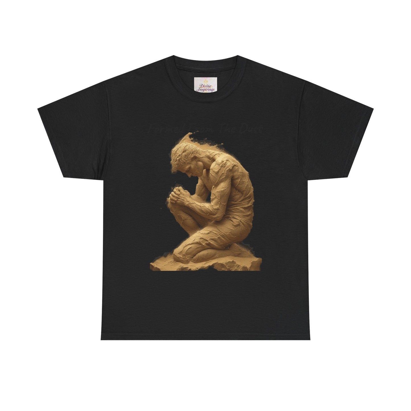Formed from the Dust | Men’s Christian T-Shirt with Genesis 2:7 (Dark Lettering)