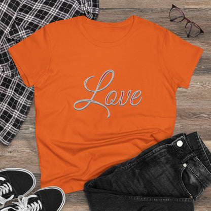 Put On Love Women’s T-Shirt – Grace in Every Thread