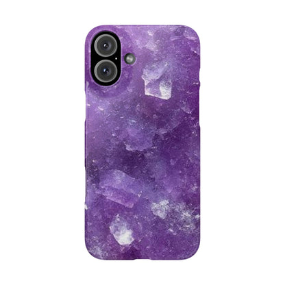 Amethyst Crystal Finish iPhone Snap Case