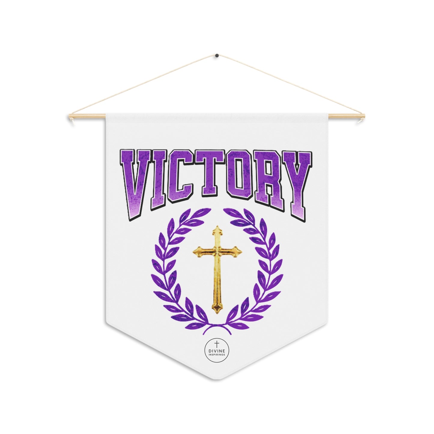 Victory Pennant Banner – Christian Varsity Wall Décor