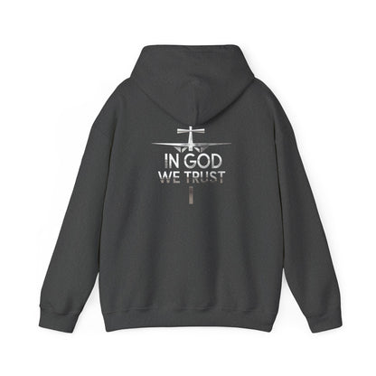 In God We Trust (silver) | Men’s Christian Hoodie