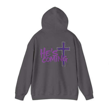 Prophetic “He’s Coming” Men’s Hoodie – Bold Christian Streetwear