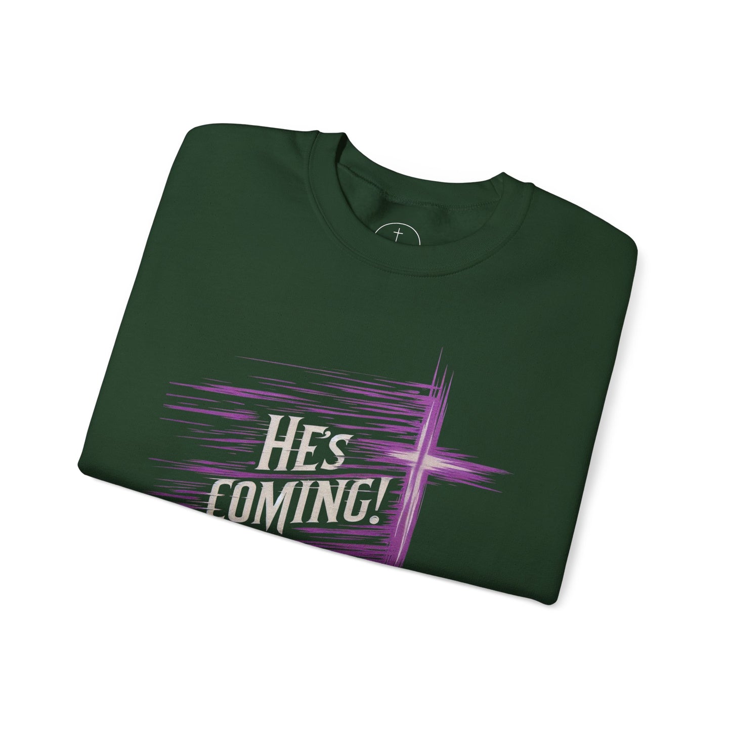 He's Coming – Men’s Christian Crewneck Sweater