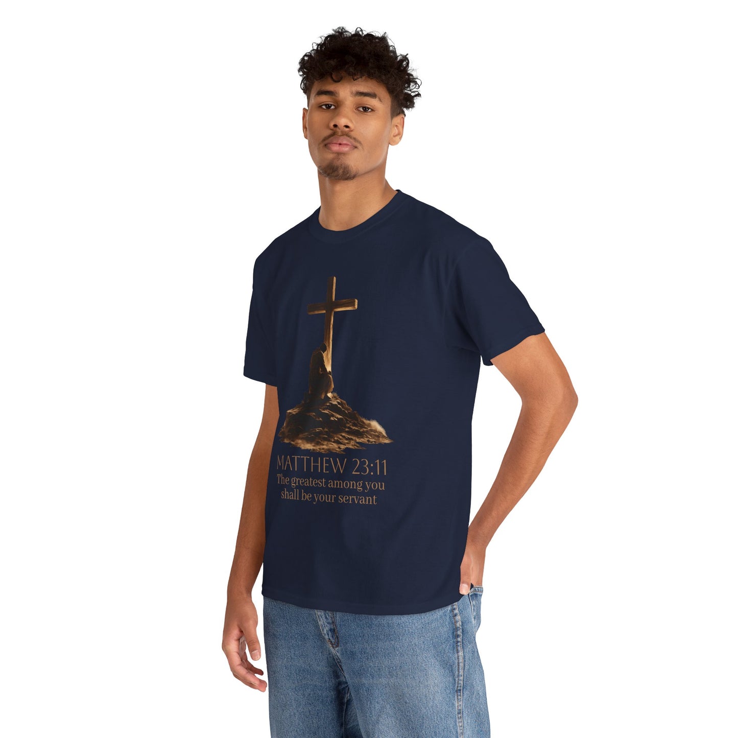 Humble Servant - Men's Christian T-Shirt (Front Design)