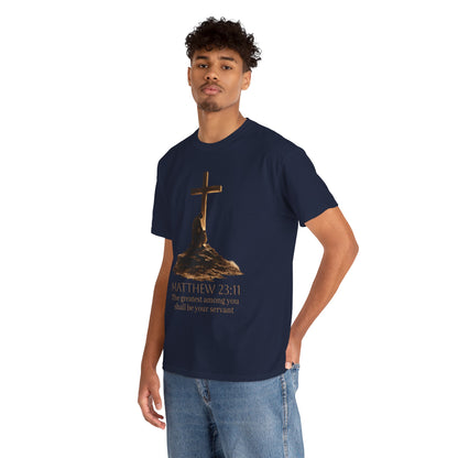 Humble Servant - Men's Christian T-Shirt (Front Design)