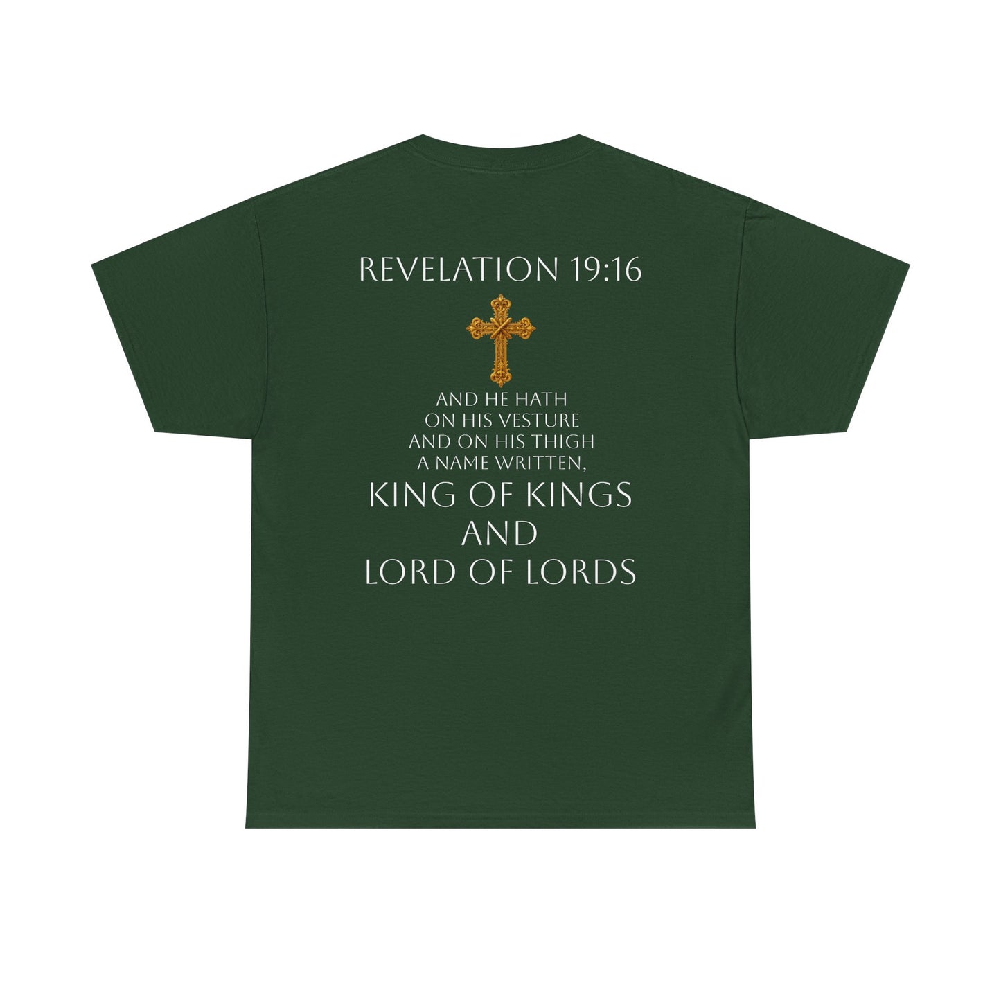 Christ is King Women’s Christian Tee (White Lettering)