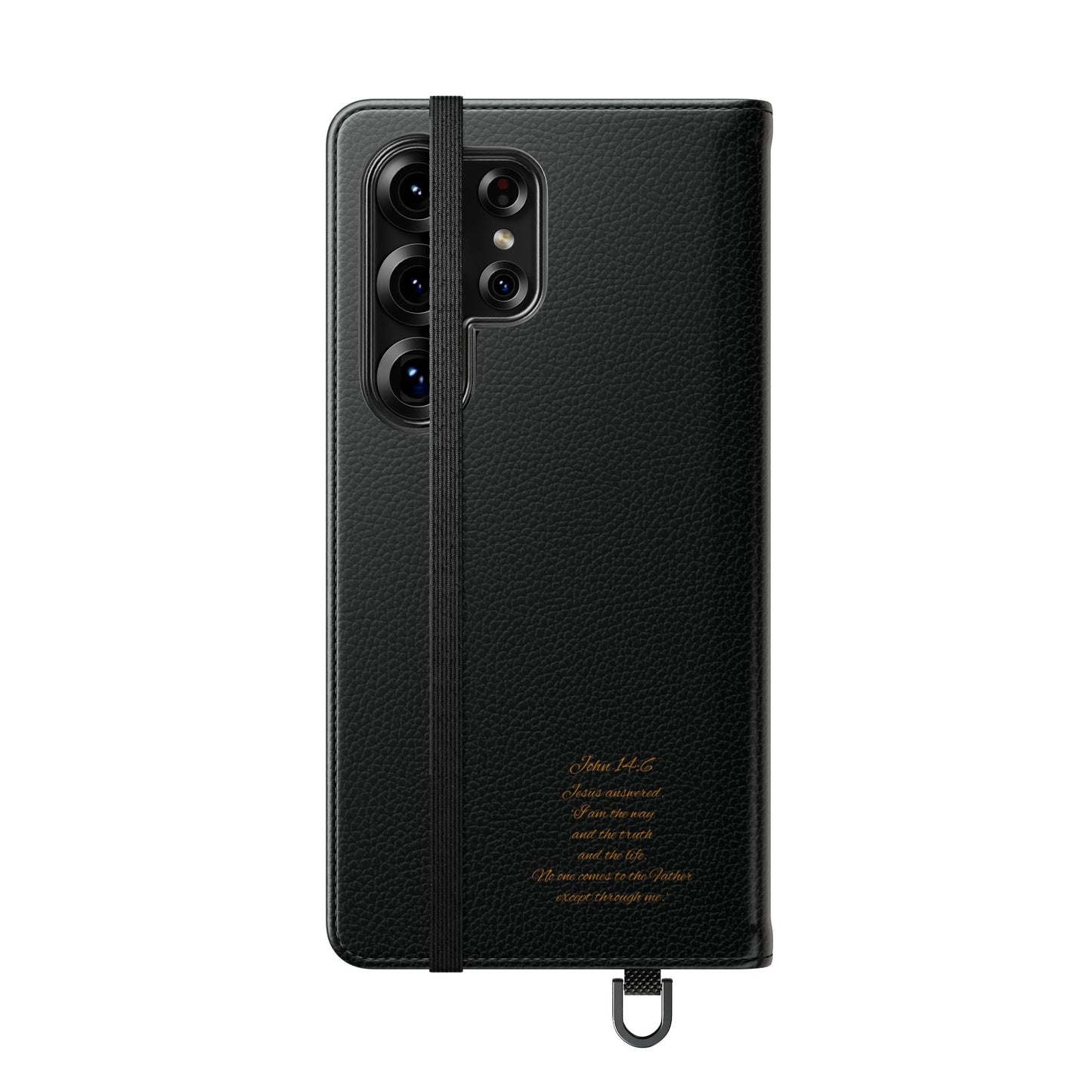 Black Chi Rho Symbol Wallet Case for Samsung– “I am the Way, the Truth, the Life”