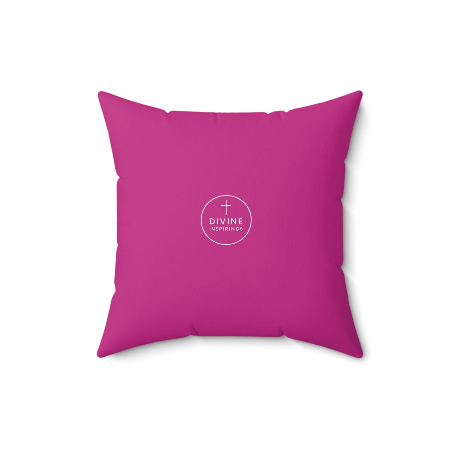 Masterpiece of Grace in Fuchsia – Handcrafted by God Throw Pillow