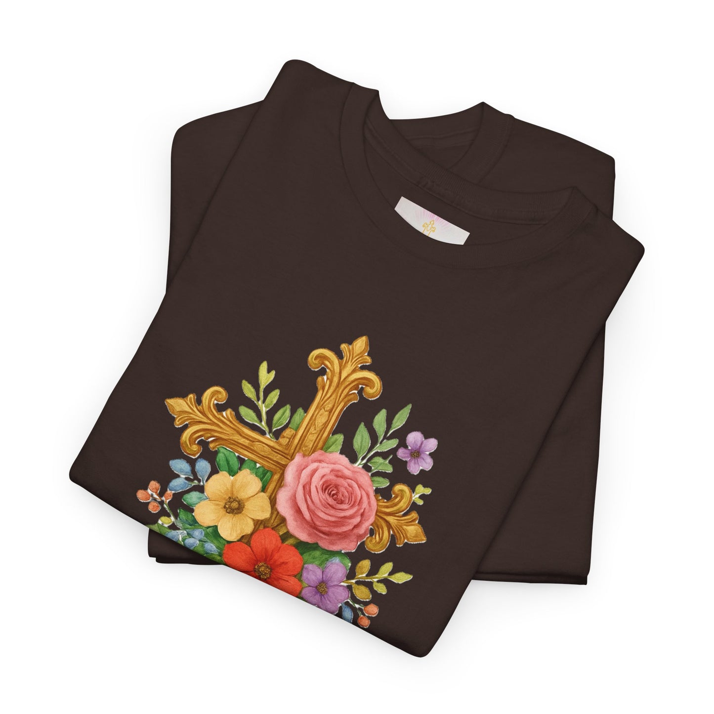 Floral Cross Tee - Women's Christian Apparel