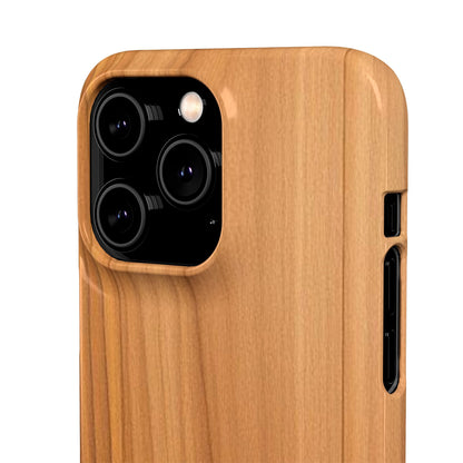 Natural Wood Grain iPhone Snap Case