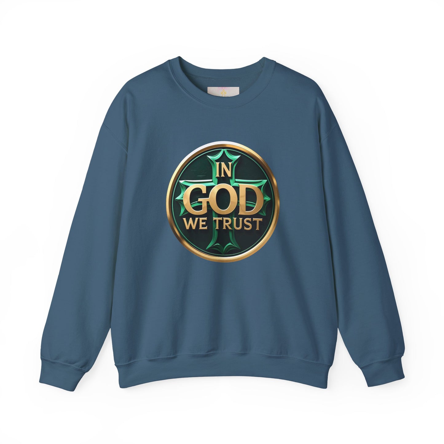 Men’s In God We Trust Sweatshirt – Bold Faith Statement