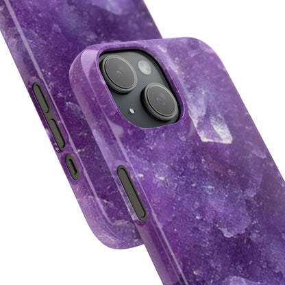Amethyst Crystal Finish iPhone Snap Case