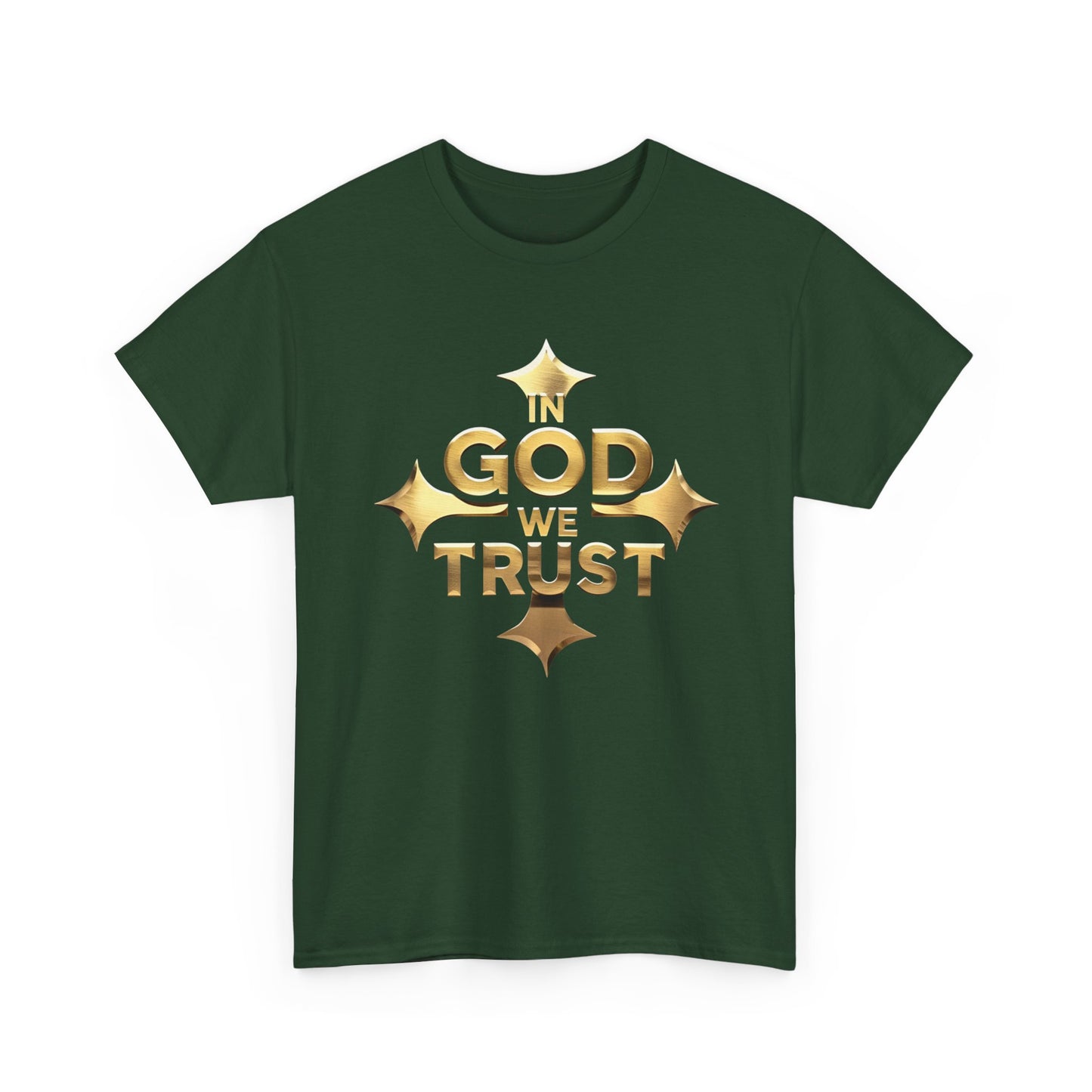 In God We Trust (Gold)- Men's Christian T-Shirt