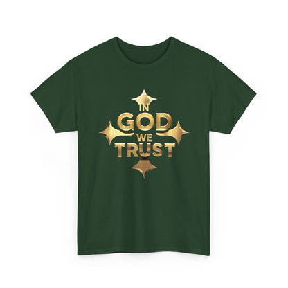 In God We Trust (Gold)- Men's Christian T-Shirt